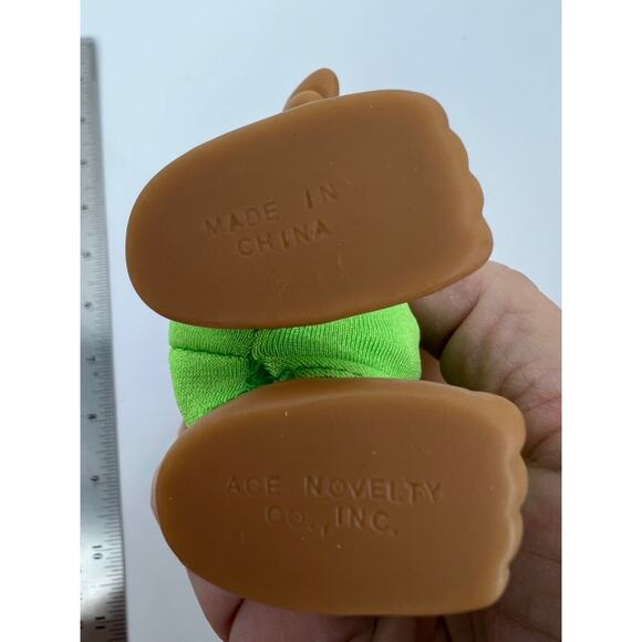 Vintage Lucky Ace Novelty Co., Inc. Troll Doll Purple Hair Blue Eyes - Picture 7 of 9